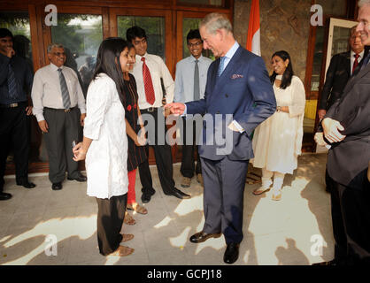 Prince Of Wales besucht Indien Stockfoto