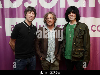 Die Scharlatane bei Absolute Radio - London Stockfoto