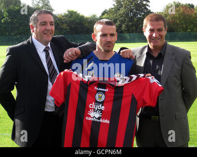 Fußball - St Mirren Fototermin - Ralston Trainingsgelände Stockfoto