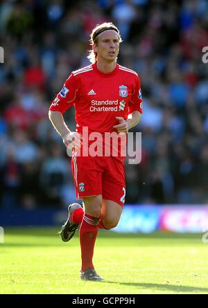 Fußball - Barclays Premier League - Birmingham City / Liverpool - St Andrew's Stadium. Christian Poulsen, Liverpool Stockfoto