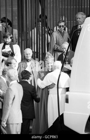 Religion - Papst Johannes Paul II Besuch in Großbritannien - Liverpool Stockfoto