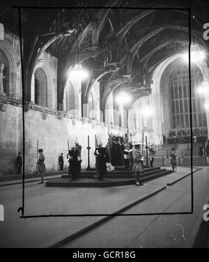 Royalty - Tod von König George VI - London Stockfoto