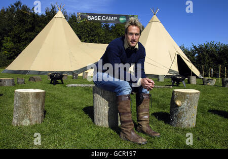 UKTV Eden Basislager Stockfoto