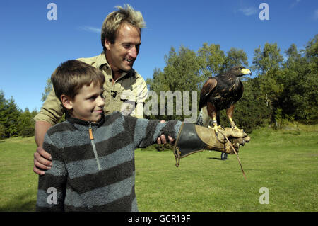 UKTV Eden Basislager Stockfoto