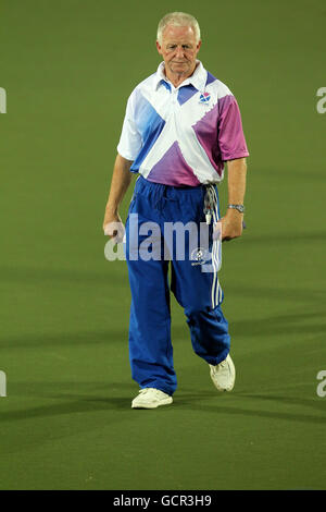 Sport - Commonwealth Games 2010 - Preview Day Seven - Delhi. Schottlands Willie Wood während einer Trainingseinheit gegen Kanada im Nehru Stadium Complex in Neu-Delhi, Indien. Stockfoto