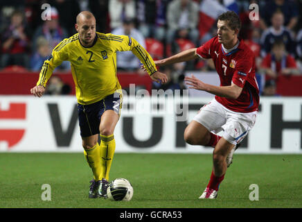 Fußball - UEFA Euro 2012 - Qualifikation - Gruppe I - Tschechien V Schottland - Synot Tip Arena Stockfoto