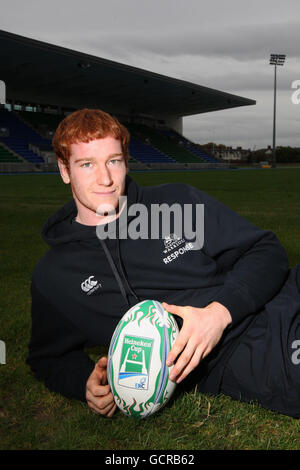 Rugby-Union - Glasgow Warrirors Team Ankündigung - Scotstoun Sport-Komplex Stockfoto