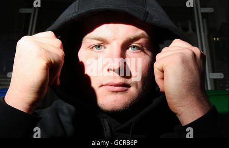 Rugby-Union - Glasgow Warrirors Team Ankündigung - Scotstoun Sport-Komplex Stockfoto