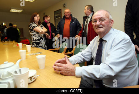 Ballymurphy Massaker Beweise Stockfoto