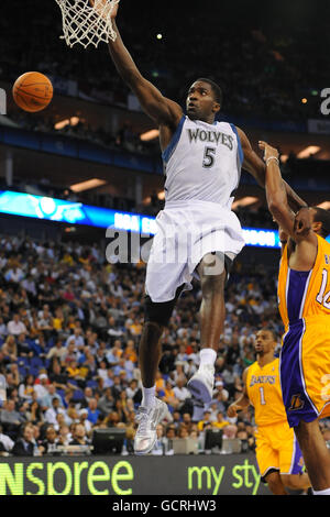 Basketball - NBA --Pre Season Tour - Minnesota Timberwolves V LA Lakers - O2-Arena Stockfoto