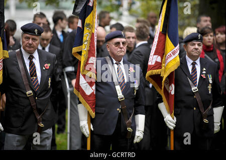 Trauerfeier für Corporal Matthew Thomas Stockfoto