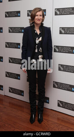 Die Regisseurin des Films Joanna Hogg besucht die Premiere von Archipelago im Vue Kino, London, gezeigt im Rahmen des 54. BFI London Film Festival. Stockfoto