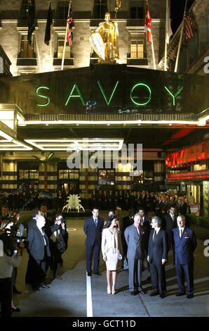 Savoy Hotel Offizielle Wiedereröffnung Stockfoto