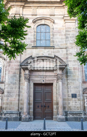 Neustädter Kirche, Erlangen, Bayern, Deutschland Stockfoto