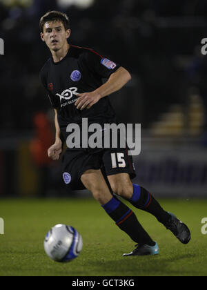 Fußball - Johnstones Paint Trophy - südlicher Abschnitt - zweite Runde - Bristol Rovers gegen Aldershot Town - Memorial Stadium. Aaron Morris, Aldershot Town Stockfoto