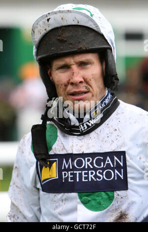 Pferderennen - FSB Family Funday - Markt Rasen. Richard Johnson, Jockey Stockfoto