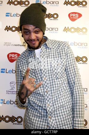 Mobo Awards 2010 - Liverpool. Travie McCoy bei den Mobo Awards 2010, in der Echo Arena, Monarchs Quay, Albert Dock, Liverpool. Stockfoto