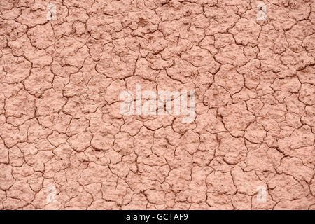 Roter Ton Muster in die Painted Hills Einheit des John Day Fossil Beds National Monument, Oregon. Stockfoto