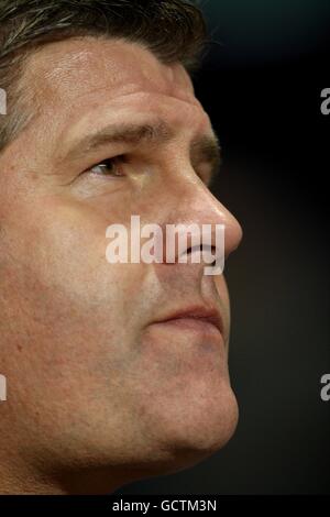 Fußball - Carling Cup - vierte Runde - Aston Villa gegen Burnley - Villa Park. Brian Laws, Manager von Burnely Stockfoto