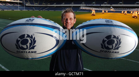 Rugby Union - Scotland 7 Coach Ankündigung - Murrayfield. Graham Shiel, New Head Coach of Scotland 7, während eines Fotoanrufs in Murrayfield, Edinburgh. Stockfoto