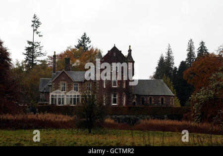 Cromlix House Hotel in der Nähe von Dunblane, wo Jamie Murray Alejandra Gutierrez heute in einer Zeremonie heiraten wird. Stockfoto