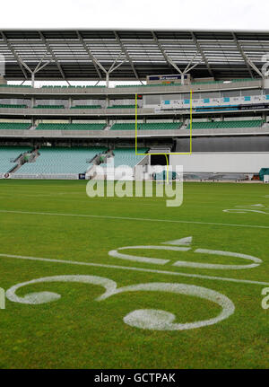 American Football - NFL - San Francisco 49ers V Denver Broncos - Denver Broncos Training und Pressekonferenz - The Brit Ausgleichsarbeiten... Stockfoto