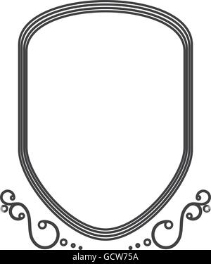 Stempel-Label-Schild-Symbol leer Stock Vektor