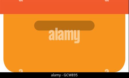 Ordner-Container-Datei-Symbol Stock Vektor