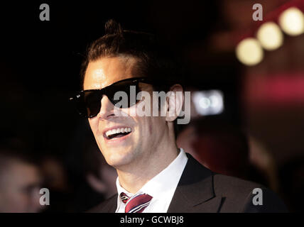 Johnny Knoxville kommt zur Premiere von Jackass 3D im BFI IMAX, Southbank in London. Stockfoto