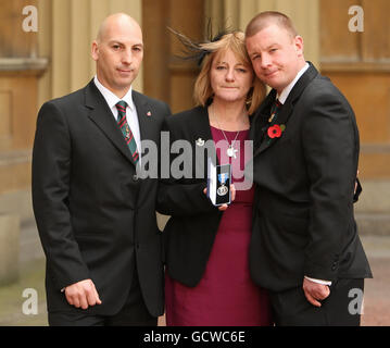 Investitur am Buckingham Palace Stockfoto