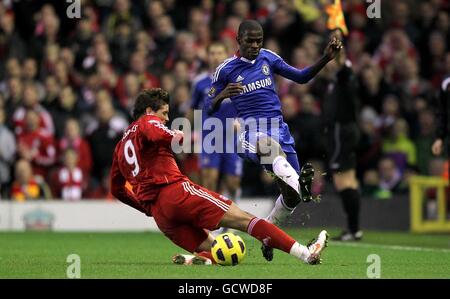 Fußball - Barclays Premier League - Liverpool V Chelsea - Anfield Road Stockfoto