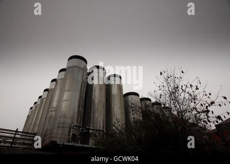 Burton Upon Trent - Stock. Teil der Molson Coors Brauerei in Burton Upon Trent Stockfoto