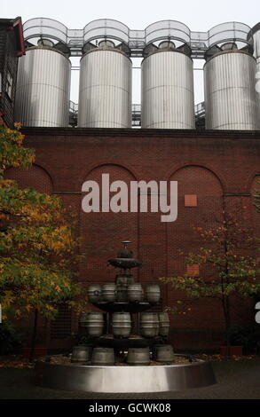 Teil der Molson Coors Brauerei in Burton Upon Trent Stockfoto