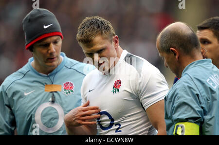 Rugby-Union - Investec Challenge Serie 2010 - England V Südafrika - Twickenham Stadium Stockfoto
