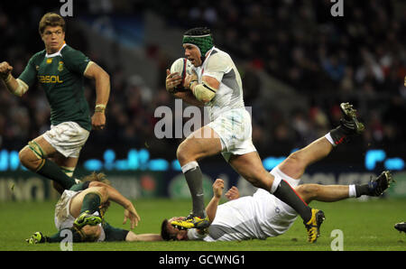 Rugby-Union - Investec Challenge Serie 2010 - England V Südafrika - Twickenham Stadium Stockfoto