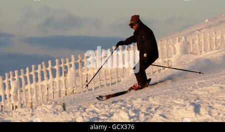 5. Dez. Winterwetter Stockfoto