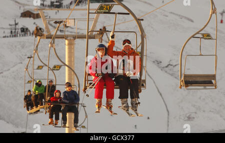 5. Dez. Winterwetter Stockfoto