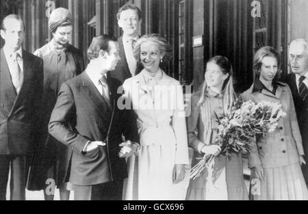 Royalty - Prinz Michael von Kent und Baroness Riebnitz Wedding - Vienna Stockfoto