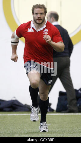 Rugby-Union - 2010 EMC Herbst Test - Schottland V Samoa - Schottland Trainingseinheit - Aberdeen Sports Village Stockfoto