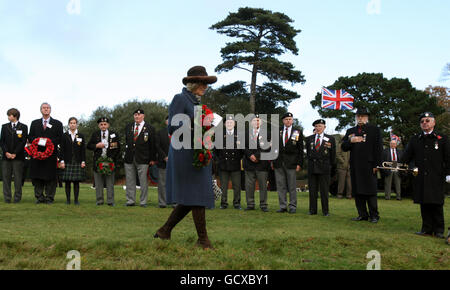 Herzogin besucht Suffolk Stockfoto