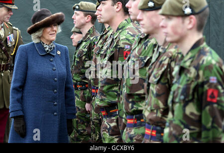 Herzogin besucht Suffolk Stockfoto