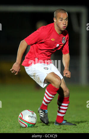 Fußball - unter 21 Internationale Freundschaften - Wales gegen Österreich - Newport Stadium. Ashley Richards, Wales Stockfoto