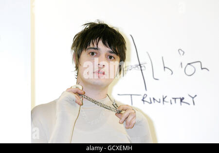 Pete Doherty Schmuck Start am Joseph-London Stockfoto