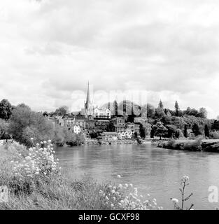Gebäude und Wahrzeichen - Ross-on-Wye Stockfoto