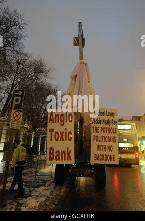 Irische Budget 2011 Stockfoto