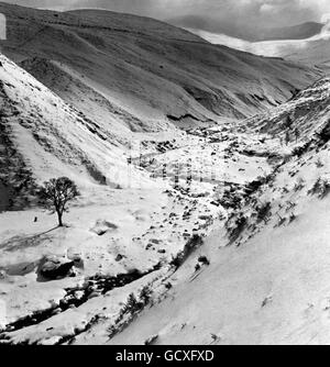 Gebäude und Sehenswürdigkeiten - Cairngorms. Lairig Ghru, der berühmteste Cairngorms Pass. Stockfoto