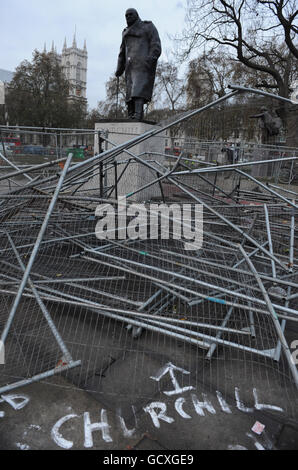 Erhöhung der Studiengebühren. S Student Protest über steigende Studiengebühren. Stockfoto