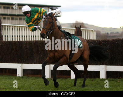 Pferderennen Sie-Cheltenham Racecourse Stockfoto