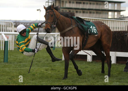 Pferderennen Sie-Cheltenham Racecourse Stockfoto