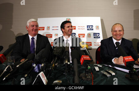 Fußball - Football Association of Wales Pressekonferenz - Vale Hotel Stockfoto